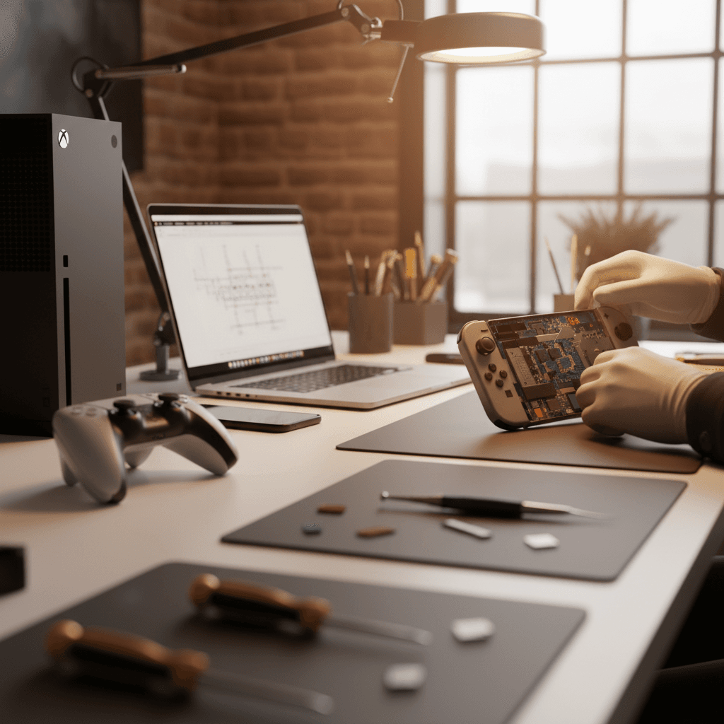 Ремонт игровых консолей: Nintendo Switch, PlayStation, Xbox