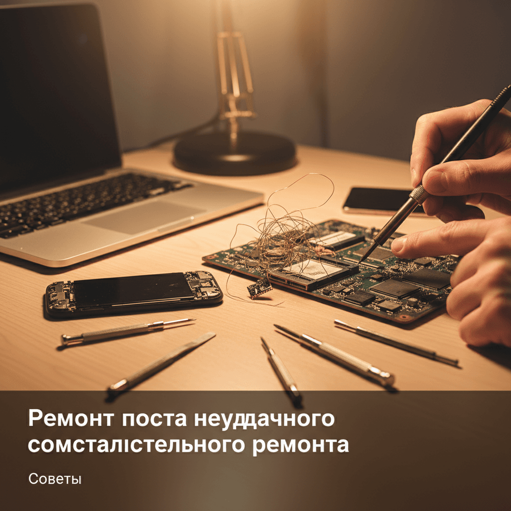 Ремонт после неудачного самостоятельного ремонта