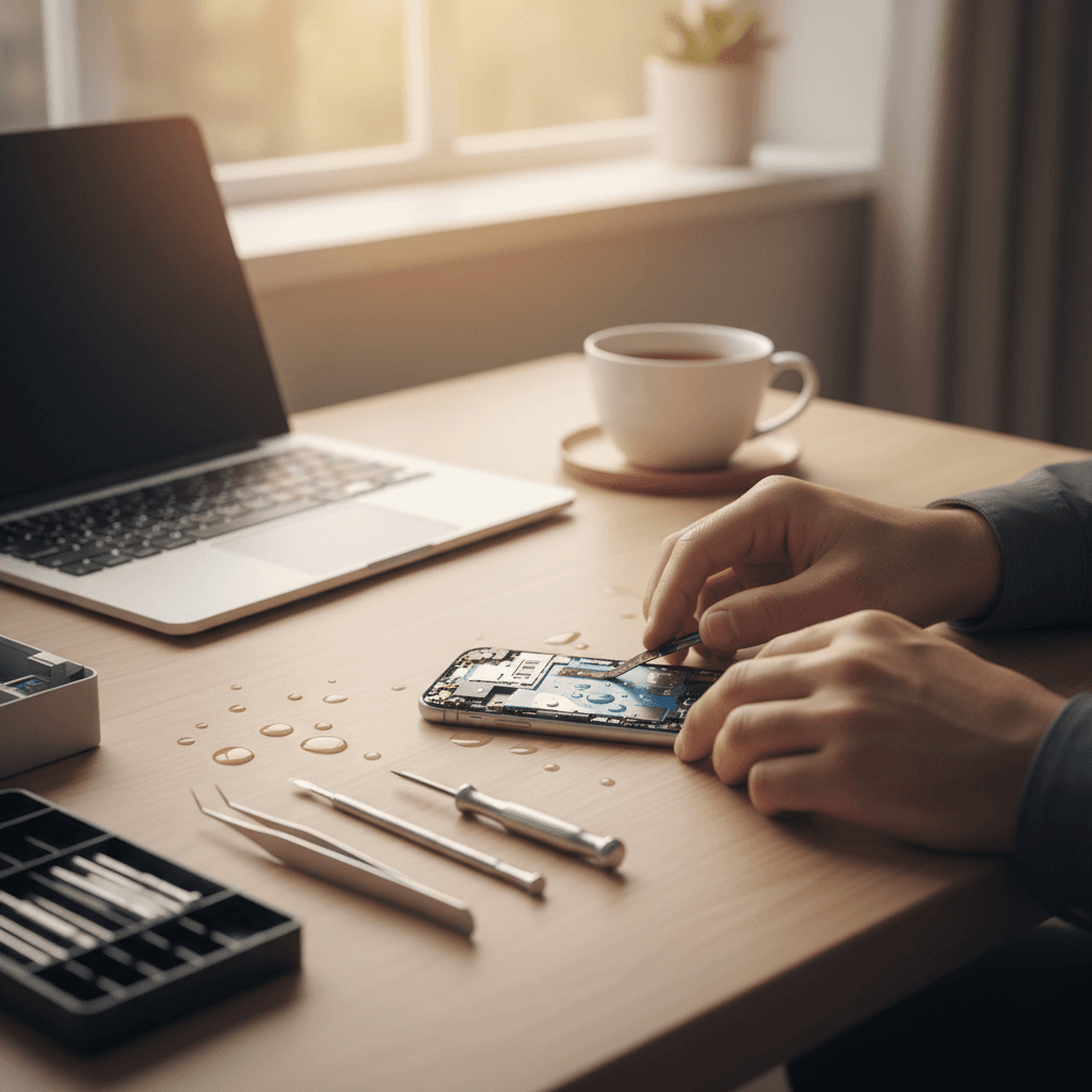 Что делать, если телефон упал в воду: пошаговая инструкция