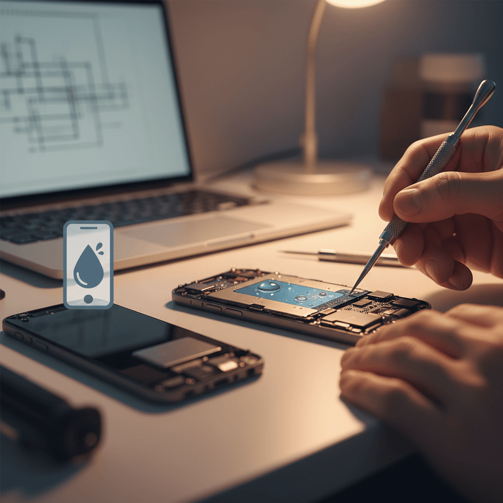 Восстановление iPhone после воды: шансы и стоимость