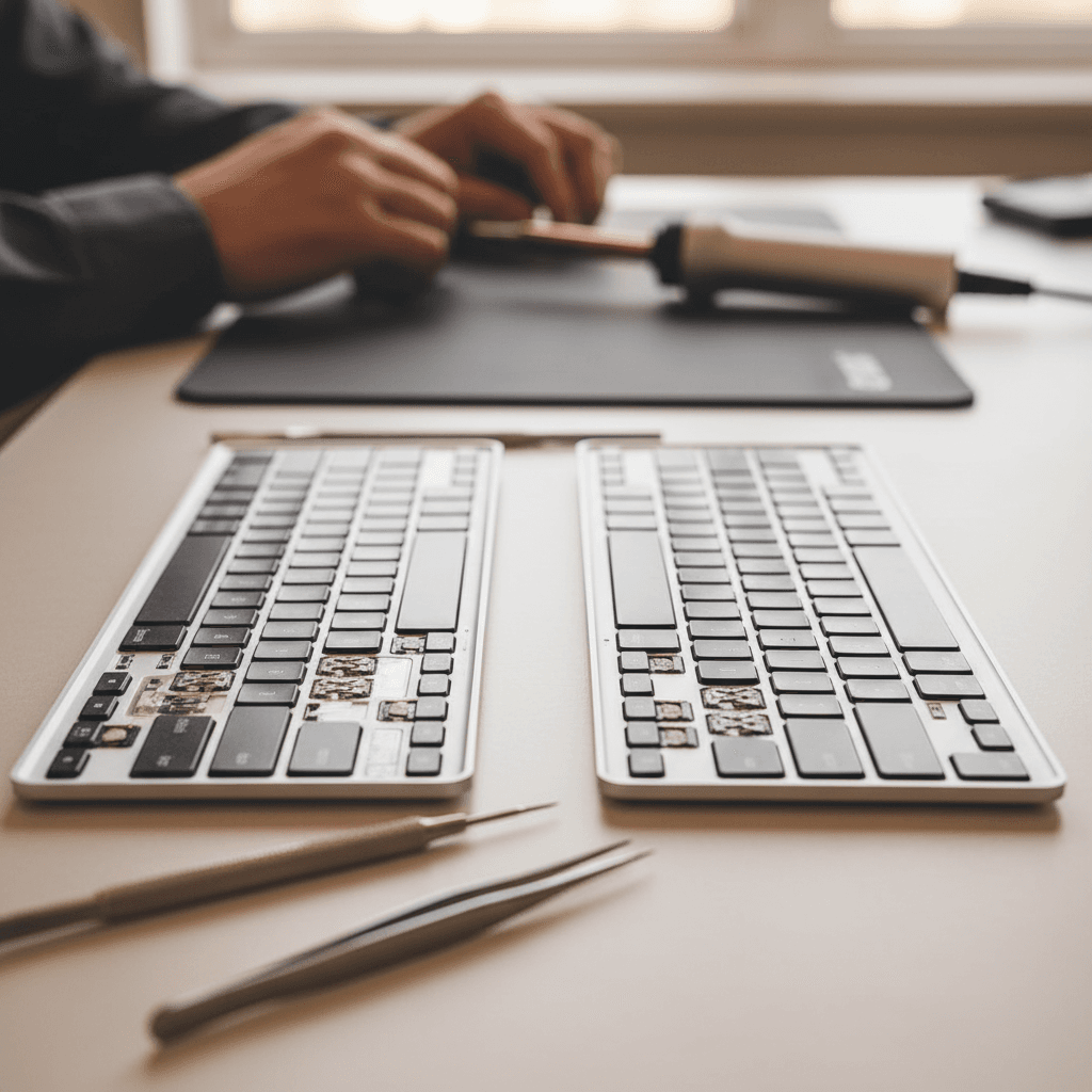 Замена клавиатуры MacBook — бабочка vs ножницы, цены и сроки