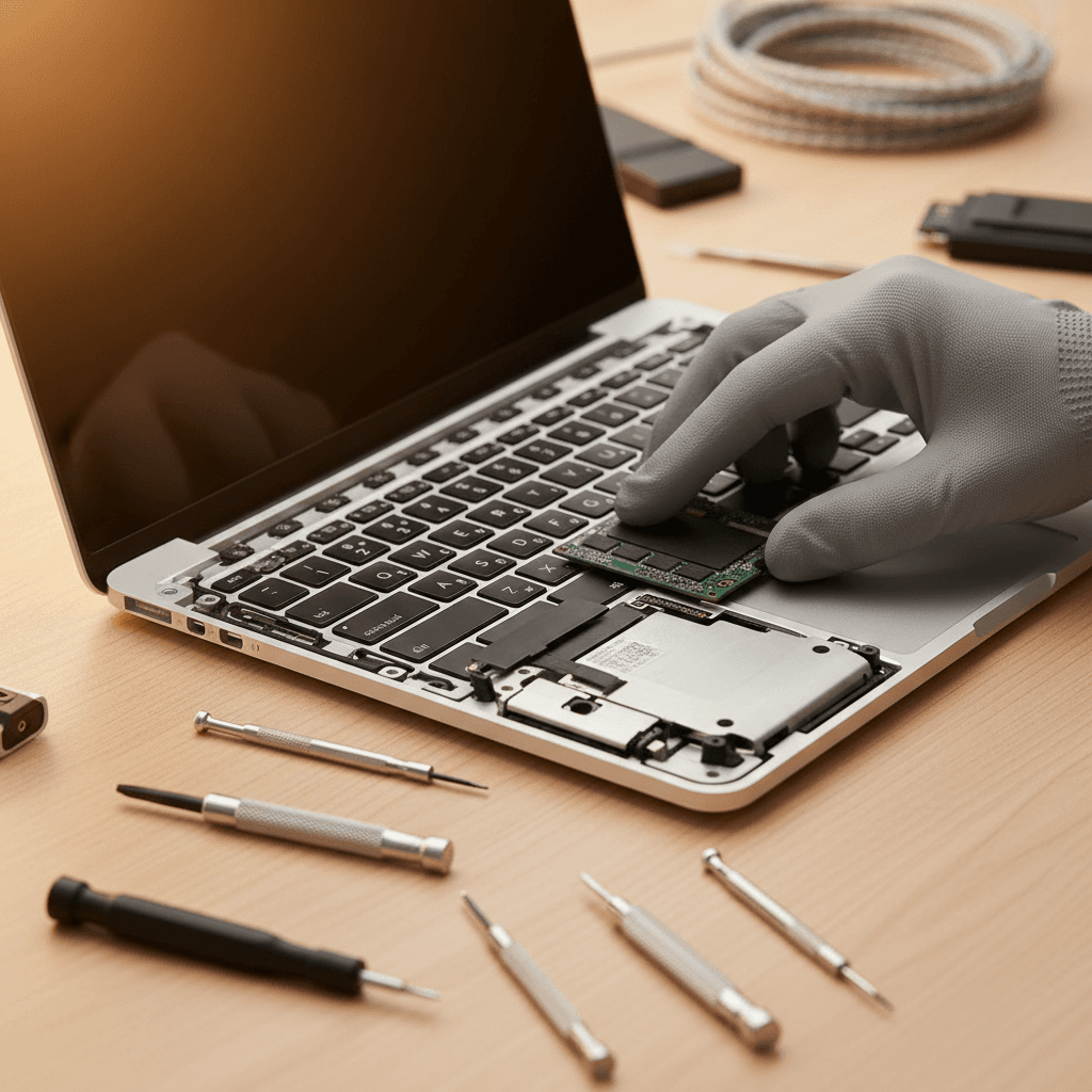 Замена SSD в MacBook — увеличение памяти и скорости