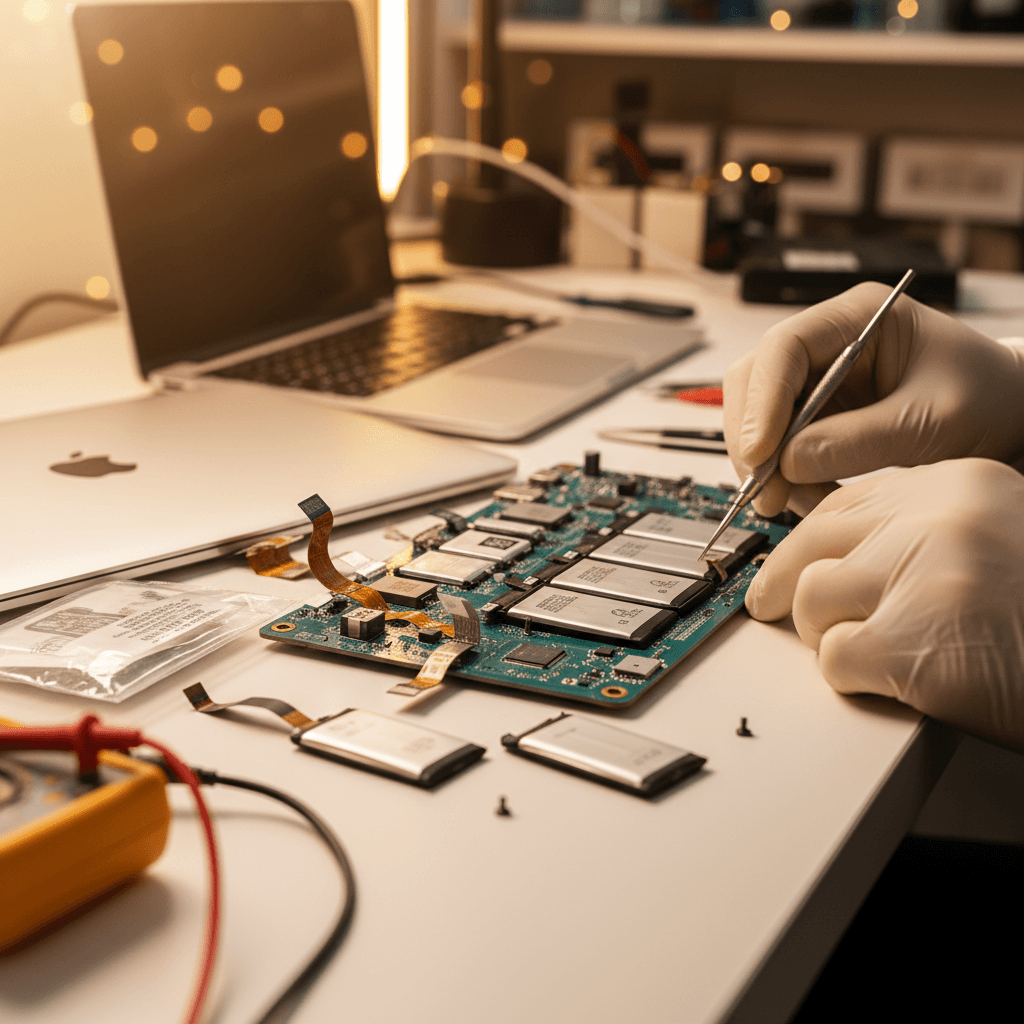 Ремонт MacBook: Типичные проблемы с аккумулятором и стоимость