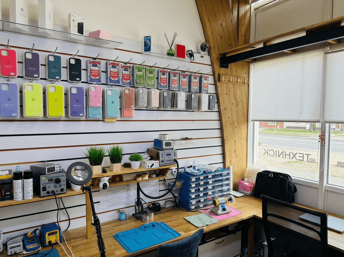 Мастерская — витрина аксессуаров и рабочий стол