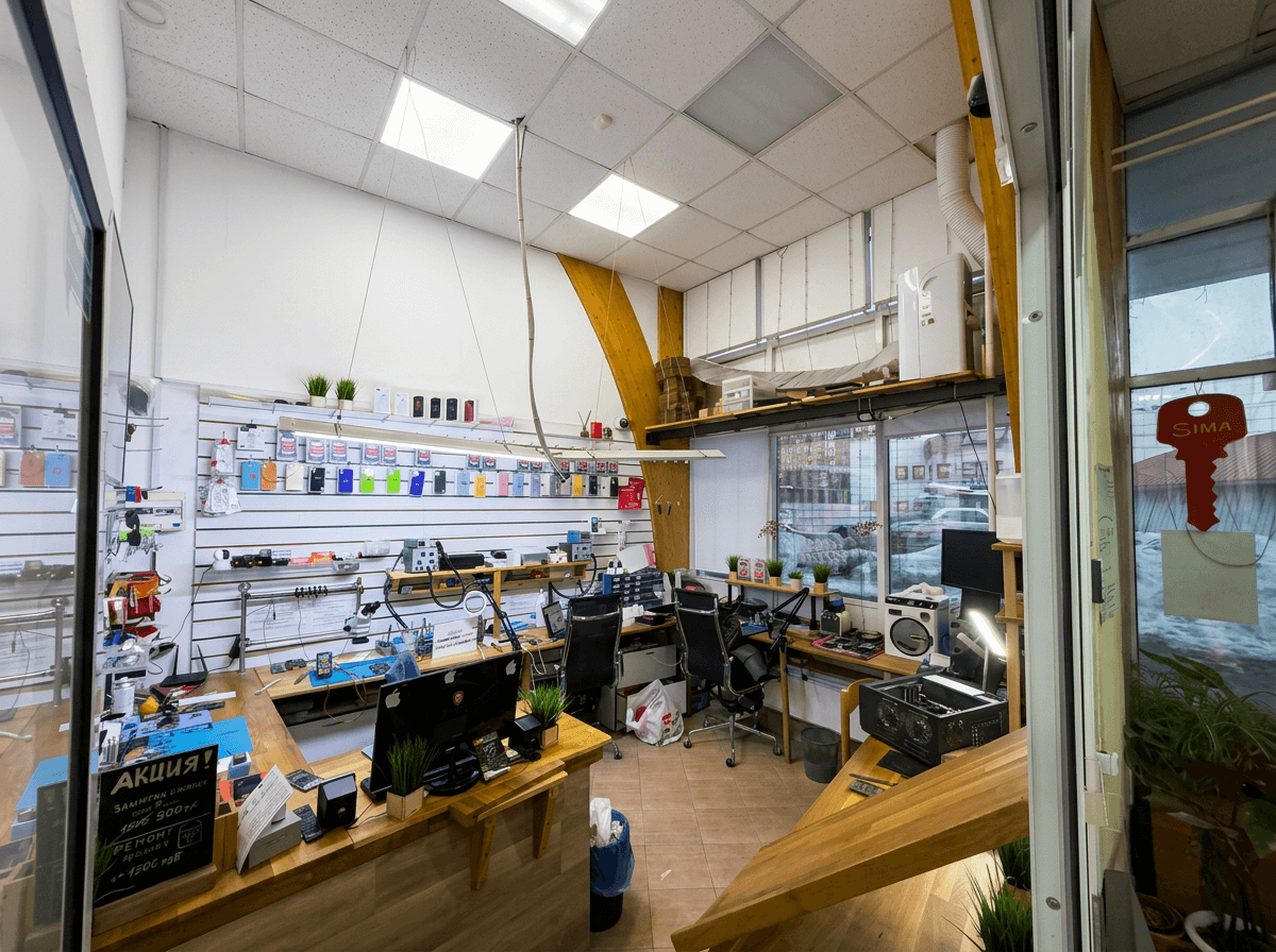 Мастерская Прозрачный Ремонт — рабочие места и оборудование